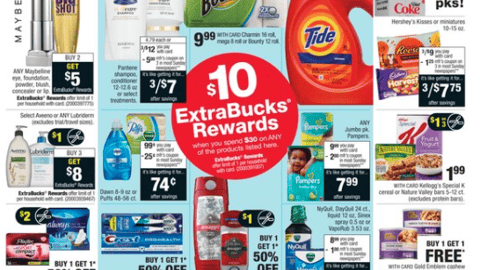 CVS P&G '$10 ExtraBucks Rewards' Features